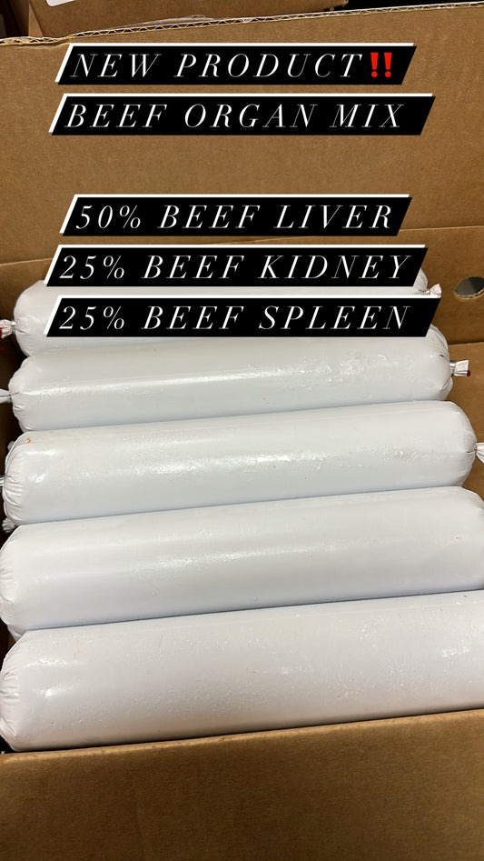 Raw Beef Organ Mix tapiarawmeatsforpetfood