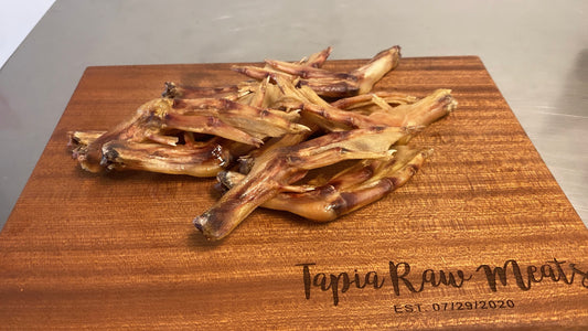 Dehydrated Duck Feet tapiarawmeatsforpetfood 1pc