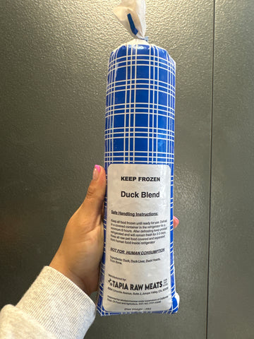 Duck Blend 2lb tapiarawmeatsforpetfood 2lbs