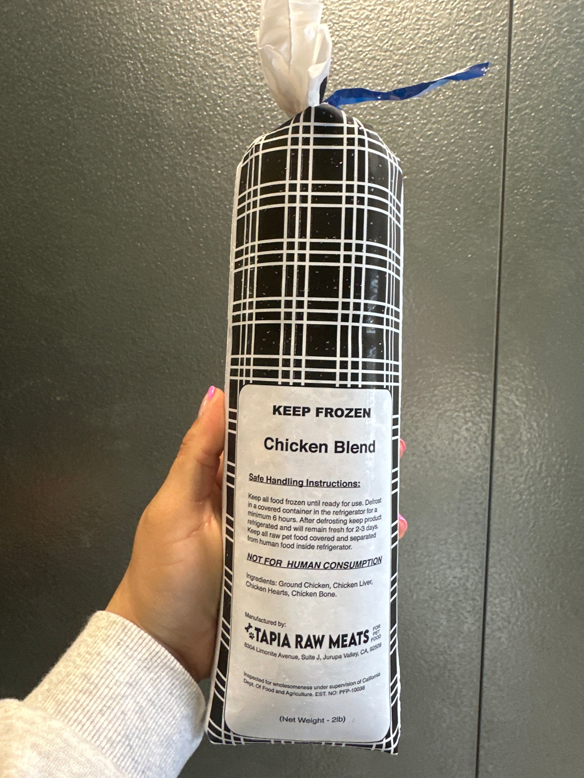 Chicken Blend 2lb tapiarawmeatsforpetfood 2lbs