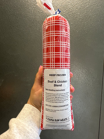 Beef n chicken tapiarawmeatsforpetfood 2lbs