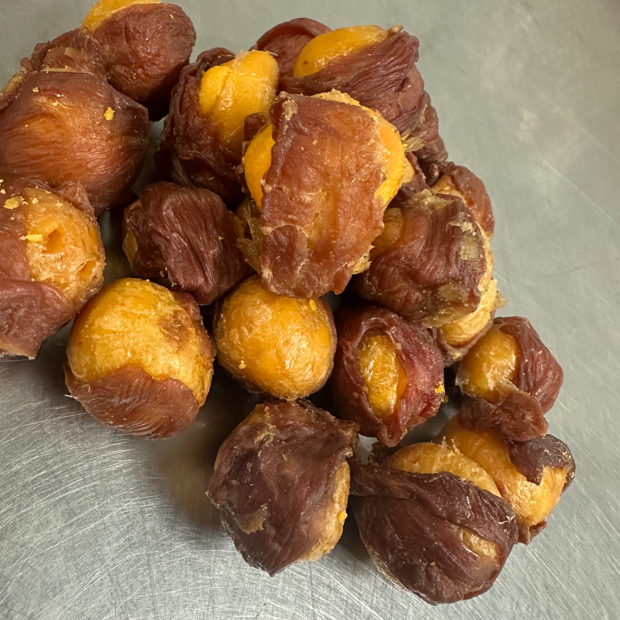 Egg Yolk Wrapped With jerky tapiarawmeatsforpetfood