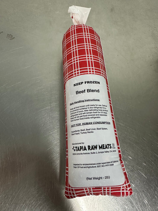 Beef Blend 2lb tapiarawmeatsforpetfood 2lbs
