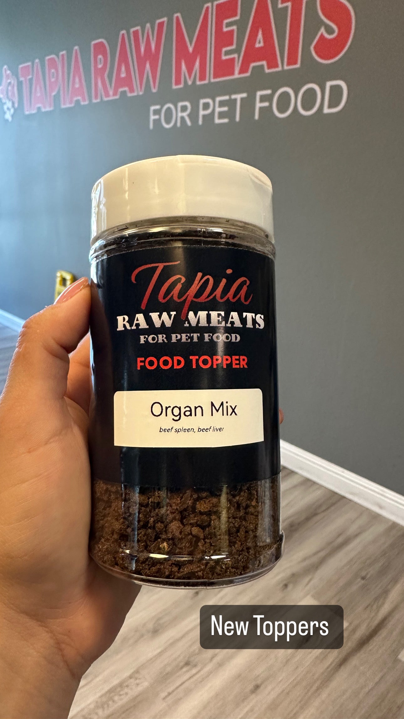 Organ Mix Topper tapiarawmeatsforpetfood