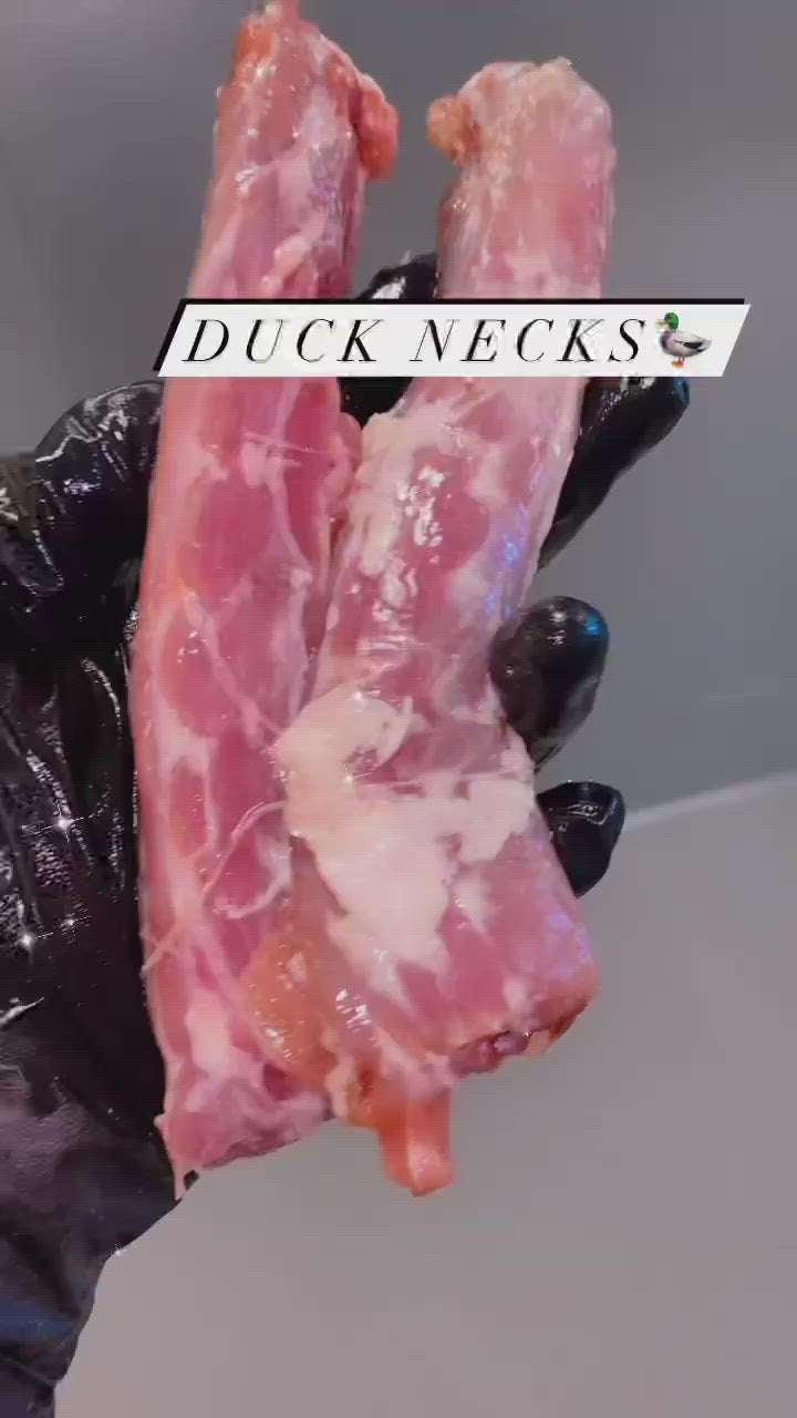 Duck Necks 4pcs tapiarawmeatsforpetfood