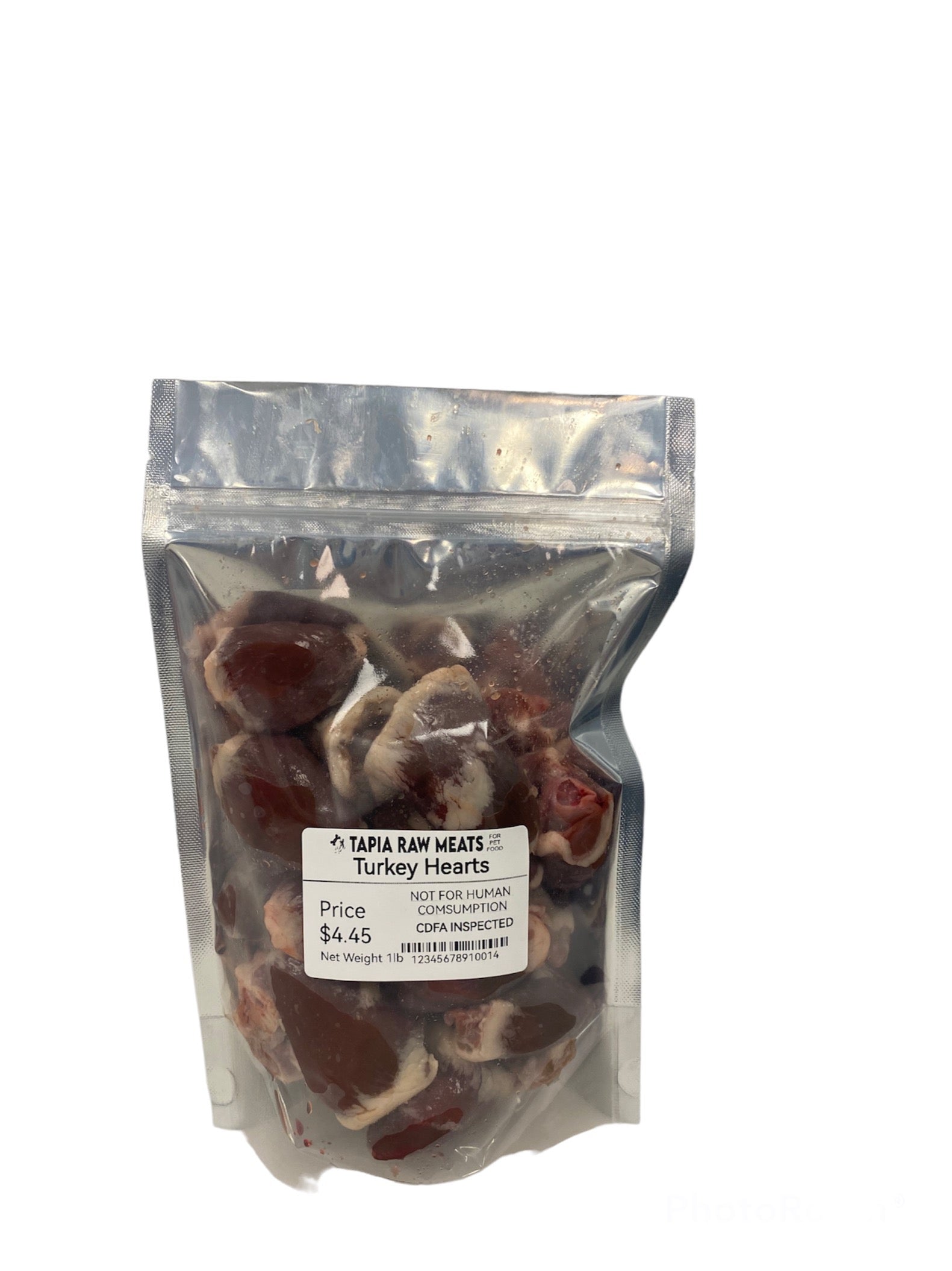 Turkey Hearts tapiarawmeatsforpetfood