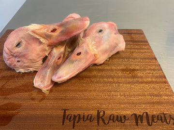 Duck Heads 1lb tapiarawmeatsforpetfood Duck Heads 2pcs